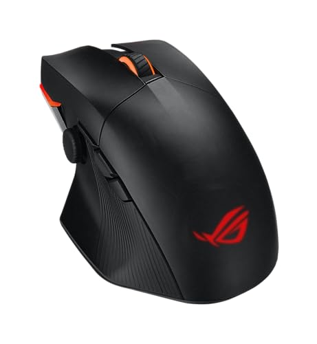 ROG Chakram X Origin Gaming Mouse, Tri-Mode Connectivity (2,4 GHz RF, Bluetooth, Wired), 36000 dpi Sensor, 11 pulsanti programmabili, Detachable Joystick, Paracord Cavo, Black - Mouse gaming - Immagine 10