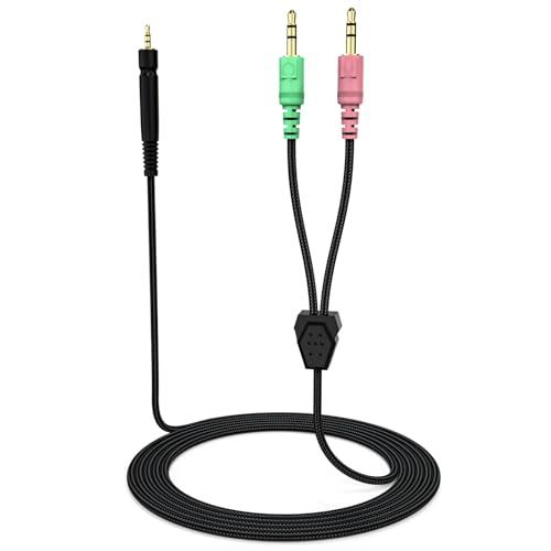 Cable de reemplazo Zosvoses GSP 500 compatible con SENNHEISER 6.6ft miniatura 1