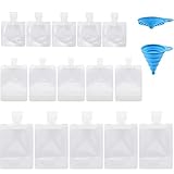 behälter kunststoff mit deckel  15 Stück transparente Clamshell-Verpackungsbeutel Kunststoff, Tragbare Reise Fluid Make-up Verpackung Tasche transparent,auslaufsichere Behälter für Toilettenartikel