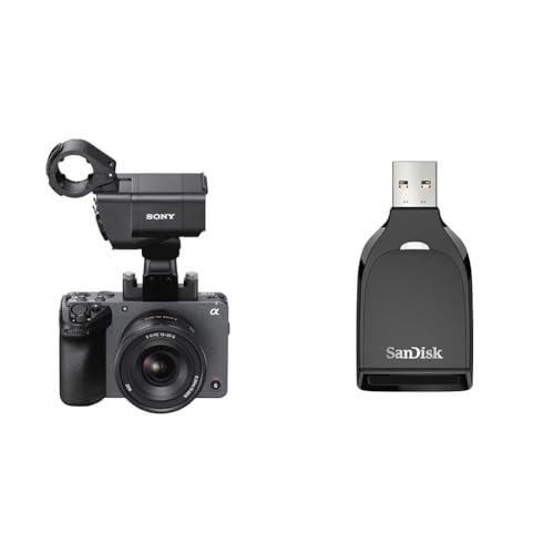 SONY(\j[) APS-C Cinema Line FX30 XLRnhjbgf(YȂ) ILME-FX30 + SanDisk QuickFlow SD UHS-IJ[hUSB-A[_[ USB 3.2 Gen1 SDDR-C7
