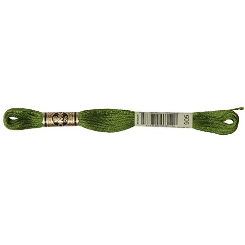 Image of DMC 6-Strand Embroidery Cotton Floss, Dark Parrot Green