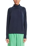 ESPRIT Pullover mit Rollkragen, 100% Baumwolle