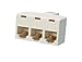 Leviton C0248-W 4-Conductor, 3-Outlet Adapter