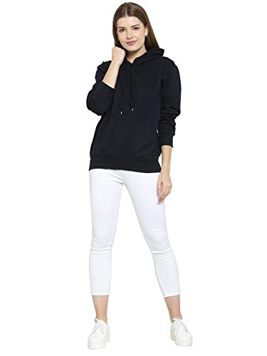 Image of Scott International Men's Solid Cotton Hoodies for Men, Trendy and Comfortable Sweatshirts for Men, Stylish Winter Wear with Hood and Pockets, Fashionable Hooded Sweatshirts