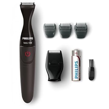 Philips Rifinitori MG1100/16 Serie 1000 Rifinitore di Precisione per Barba, Baffi e Basette