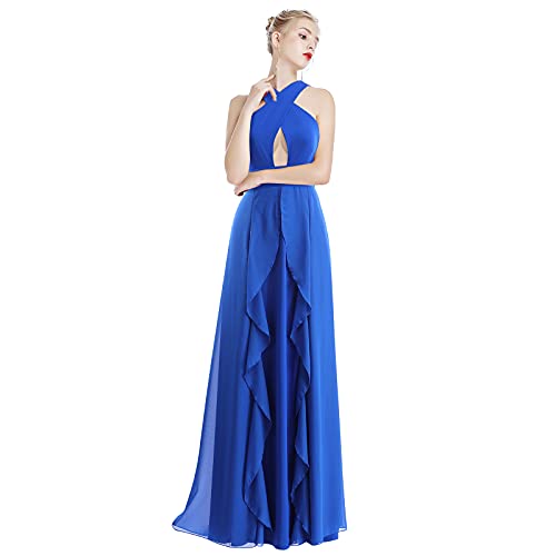 Image of Women Transformer Hi Low Evening Long Prom Dress Halter Convertible Multi Way Spaghetti Strap Wedding Cocktail Maxi Gown