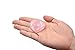 Jovivi Natural Rose Quartz Crystal Thumb Worry Stone, Hand Carved Healing Crystal Heart Shaped Stone for Anxiety Stress Relief Meditation 1.5