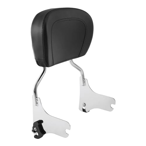 Barre dossier sissy passager moto FLHTI finition chrome durable - 5
