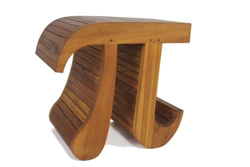 Patented Pi-Shaped Teak Bench Patented Pi-Shaped Teak Bench