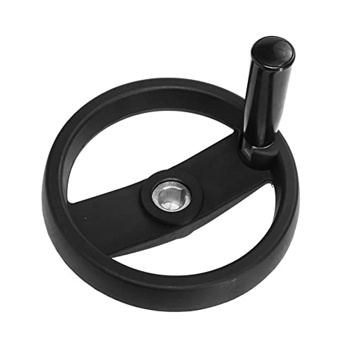 KICHOUSE 2-Spoke Round Hand Wheel Nylon Machine Hand Wheel for Woodworking Machinery