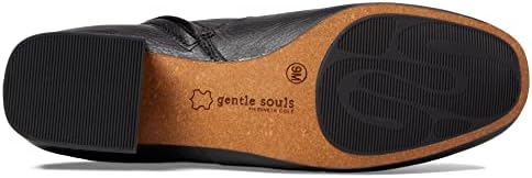 Gentle Souls by Kenneth Cole Women's Women's Ella Apron Bootie Loafer Flat, Black, 8.5 | Image 2