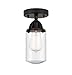 Innovations 288-1C-BK-G314-LED LED Semi-Flush Mount from Nouveau 2 Collection