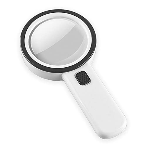 Microscope 30X Magnifying Glass with LED Light Handheld Lighted Magnifier Microscope Lens
