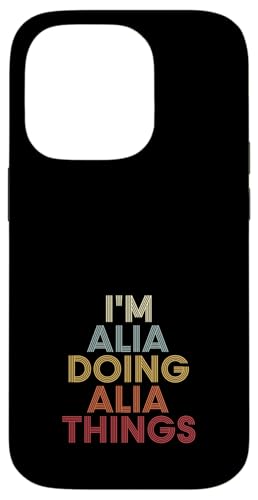 Alia Name Alia Personalized Name First Given �X�}�z�P�[�X iPhone 14 Pro �p