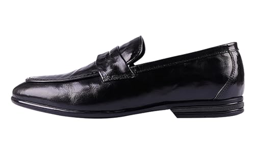 Santimon Men's Loafers Slip On Formal Dress Shoes Leather Penny Loafers Business Casual Fashion Walking Shoes for Men2