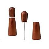 Mango de madera: el mango está hecho de madera natural respetuosa con el medio ambiente, la superficie es lisa y pulida, y el diseño de forma ergonómica es cómodo de sostener.