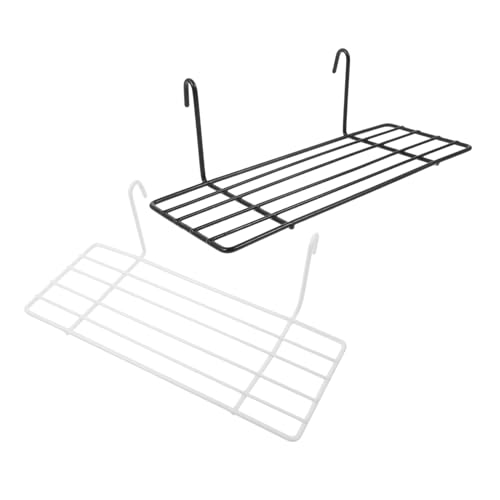 Toddmomy 2pcs Rectangular Bird Cage Stand Platform for Birds Impact Resistant for Parakeets and Lovebirds
