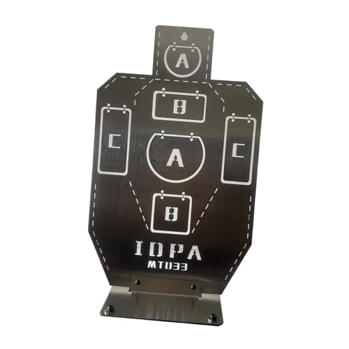 Cible silhouette en métal stable pour le tir par vent fort - 5