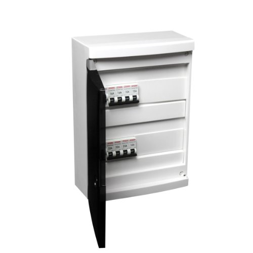 Debflex 707652 Coffret + 8 Disjoncteurs + 2 Interrupteurs