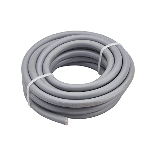 DEBFLEX Flexible Electric Cable Reel - 5 Metres HO5VV-F 3G2.5 mm² - Grey - Compatible with All Devices Requiring Electrical Power - Image 3
