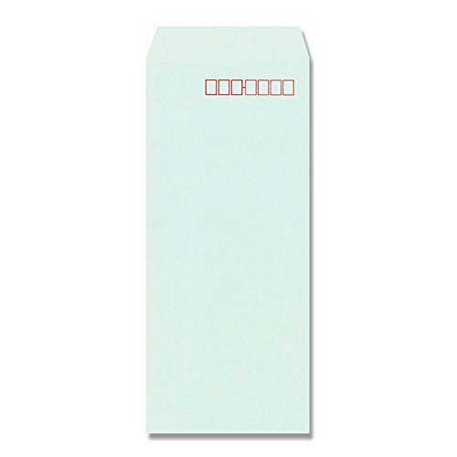 ヘイコー カラー 封筒 長4 ミズ 100枚入 007529002