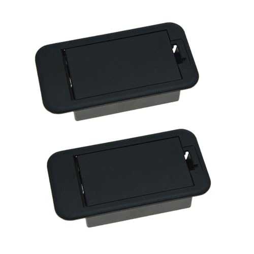 2PCS 9V Battery Cover Battery Box Case Compartment For Guitar Bass