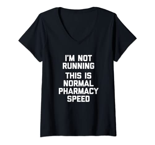 Mujer Funny Farmacéutico Camiseta divertida Farmacéutico Camiseta Cuello V
