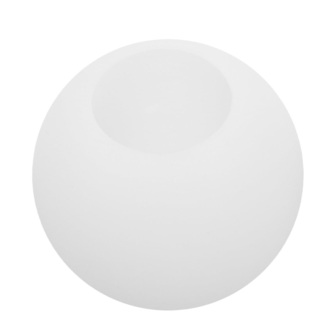 White Glass Globe Shade Replacement Round Ball Lampshade — image 1