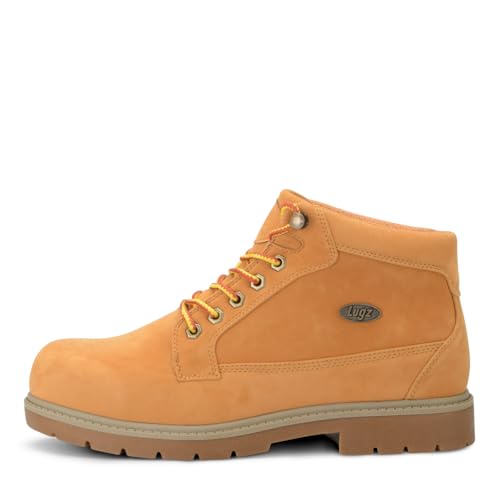 Lugz Men's Mantle Mid Classic Memory Foam Chukka Fashion Boot, Golden Wheat/Tan-Khaki/Gum, 9.5, D