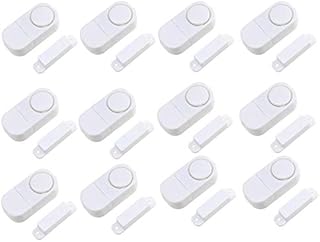 Hiistar Wireless Entry Home Door Window Burglar Alarm, Security ALARM System Magnetic Sensor (Home Alarm 12 pcs)