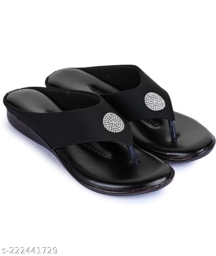 Image of KM Footwear Women's and Girls Fashion Flats and Stylish Sandals Cushioned Flats Wedges