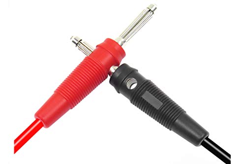 Image of Coaxial Cable BNC Male to Dual Banana Plug Test Lead for Oscilloscope 1.2M /47.2in