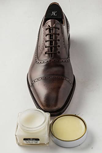 Image of Saphir Medaille d'Or Pommadier Cream 75ml - Natural Cream Leather Shoe Polish, Leather Conditioner for Boots, Handbags