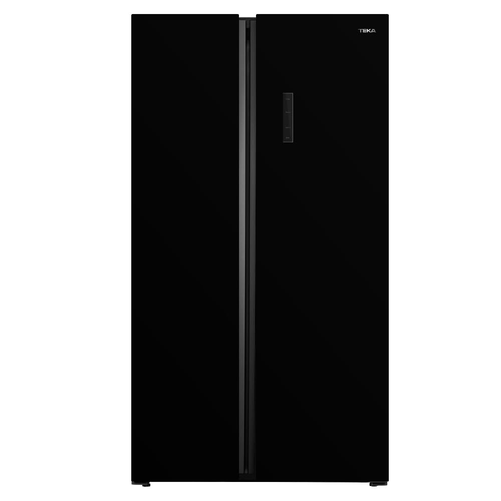 Teka Frigorífico Maestro 178 cm, 627 L, Motor Inverter, Side by Side, Long Life No Frost, Apertura 90º, 2 Fresh Box, Iluminación LED, Columna Metal Cool, Color Cristal Negro, Modleo RLF 74917