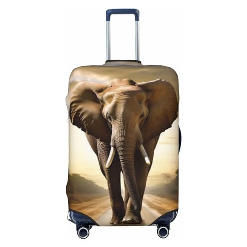 3d Elephant Print Suitcase Cover Travel Luggage Cover Suitcase Protector Covers With Zip Washable For18in-32in Luggage
