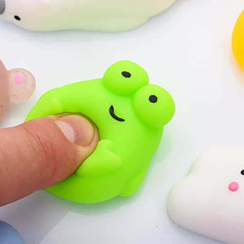 Nutty Toys Mochi Squishies - 20 Soft & Cute Kawaii Squishy Animals, Top Classroom Prizes Bulk Deals Pinata & Egg Filler, Gifts For Teens Kids Adults 2023, Best Boys & Girls Easter Basket Stuffers Idea #TOP3