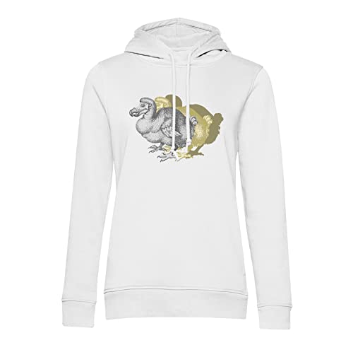 Sweat à capuche dodo motif illustration ancienne biologie imprimé