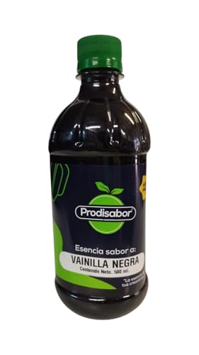 ESENCIA SABOR A VAINILLA NEGRA - PRODISABOR - ESENCIA SABOR A VAINILLA NEGRA - 500 ML