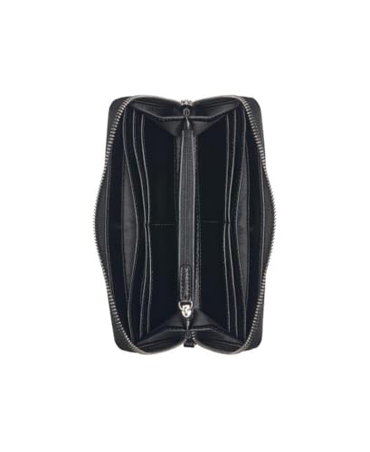 Image of Calvin Klein Women's Key Item Saffiano Continental Zip Around Wallet With Wristlet Strap