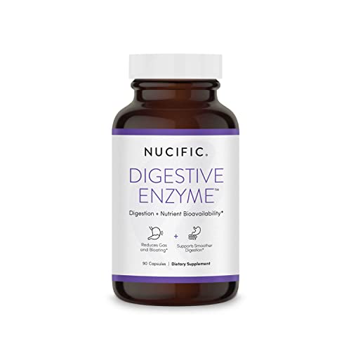 Nucific® Digestive Enzyme Supplement to Support Digestion and Nutrient Bioavailability, 90 Count