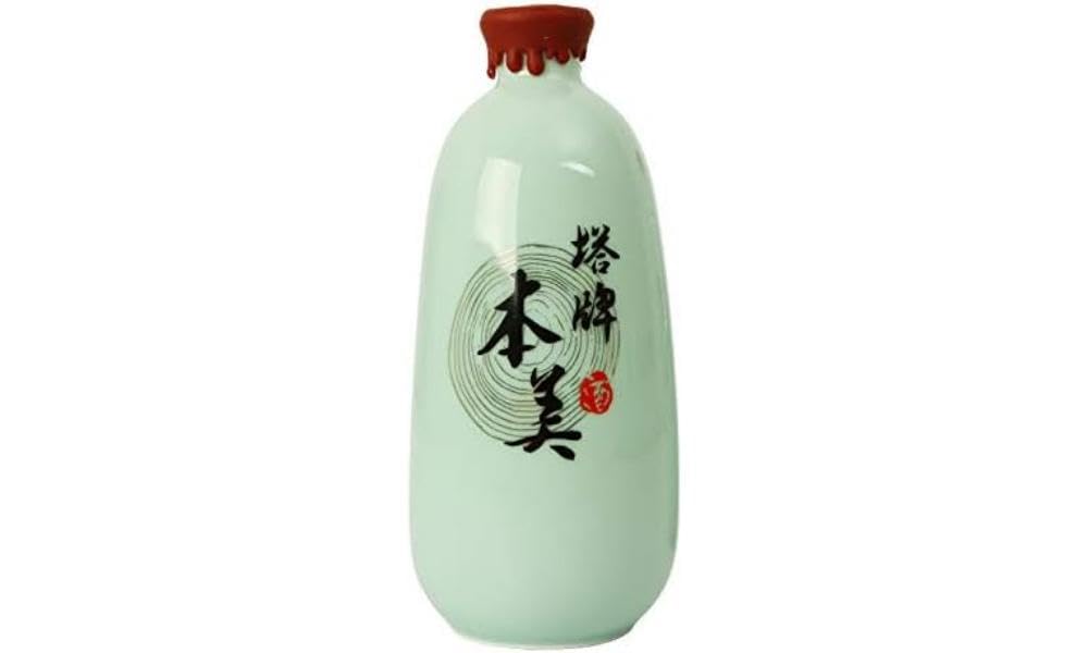 Pagoda Brand - Shaoxing Rice Wine (Ben Mei) - 500ml | No Colouring | Longquan Celadon | Hand Made