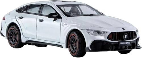 Image of Miniature Replica Model 1:24 for Brabus Rocket 900 AMG Super Car - Metal Diecast Vehicle Static Souvenir Scale (1:24 Mercedes), White