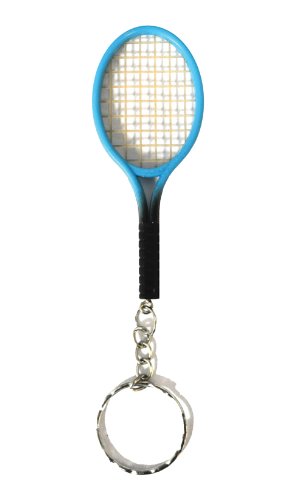 Preisvergleich Produktbild 25 x Tennisschläger Schlüsselring / Schlüsselanhänger (25 x Mixed Colour Tennis Racket Keyrings)