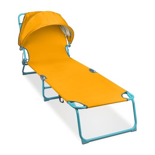 Best umbrella for in between chaise lounges Folding Chaise Lounge with Canopy