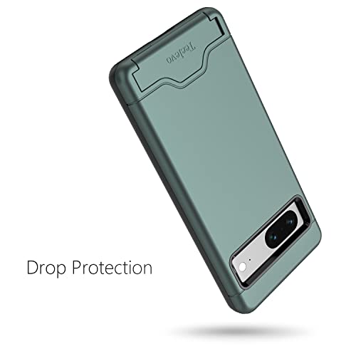 Étui Google Pixel 7 vert foncé idéal pour vos déplacements