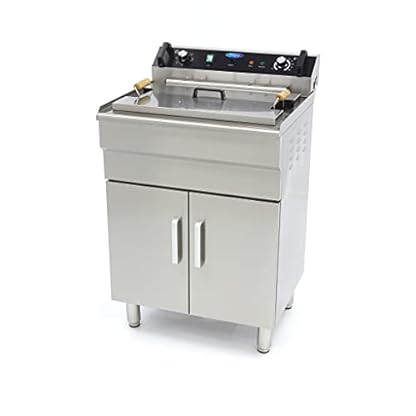 Maxima Gastro Fritteuse - 35 l - 1 Korb - mit Ablasshahn - 400 V