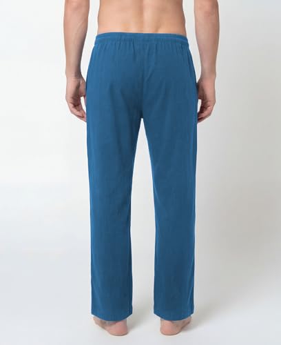 Image of Andrew Scott Men's Cotton Lounge Pants | Sleep Pajama Bottoms| Multi Packs | Drawstring & Pockets
