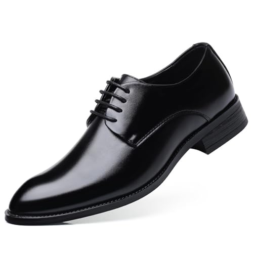 Men's Oxford Formal Dress Shoes Modern Business Derbys Comfortable Classic Lace Up Shoes for Men