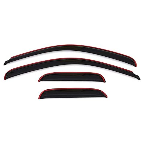 Auto Ventshade [AVS] In-Channel Ventvisor / Window Deflectors | Fits 2007 - 2013 Chevrolet/GMC Silverado/Sierra 1500, 2007 - 2014 Silverado/Sierra 2500 HD/3500 HD Extended Cab, 4 pcs. | Smoke - 194040 Cover