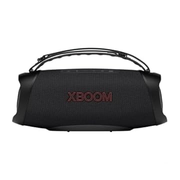 Caixa de som Boombox Bluetooth portátil LG XBOOM Durabilidade militar, à prova d'água (IP67) e 15 horas de bateria - XG8T
